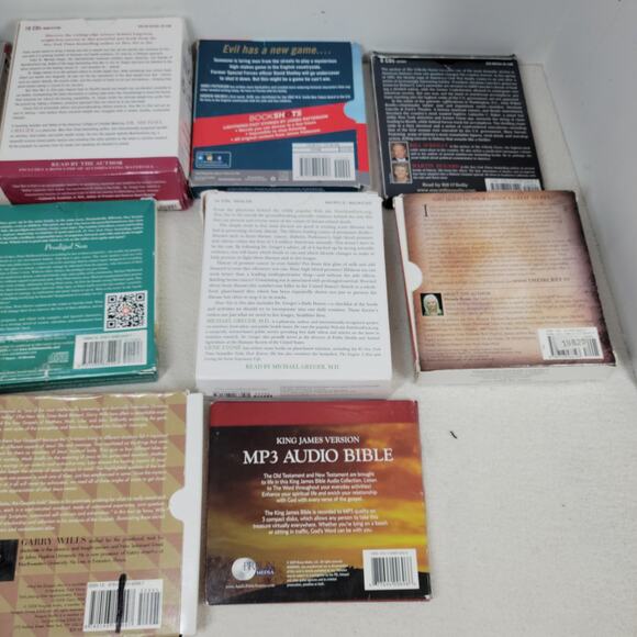 Audio Books Lot CD CDs How Not To Diet Sylvia Brown Bible Bill O Reilly History - Picture 6 of 6